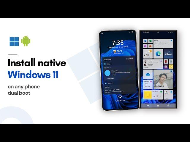 Install windows 11 on android phone | Windows 11 ARM for android