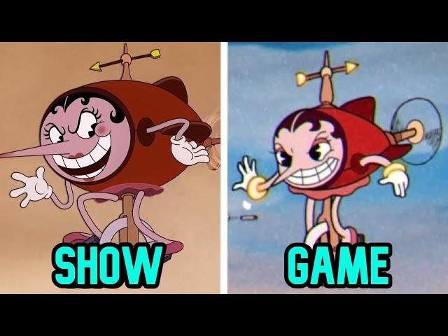 The Cuphead Show SEASON 2 VS. Cuphead Video Game Comparison