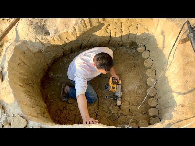 Building a Stone Kitchen—But What About the Floor Above? 🪨 Watch How It’s Done! #HomeConstruction