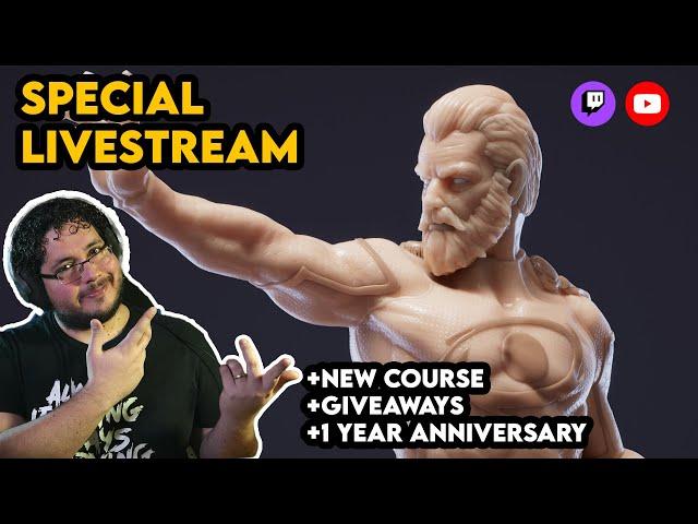 EPIC LIVESTREAM! NEW COURSE + 1 YEAR ANNIVERSARY + GIVEWAWAYS