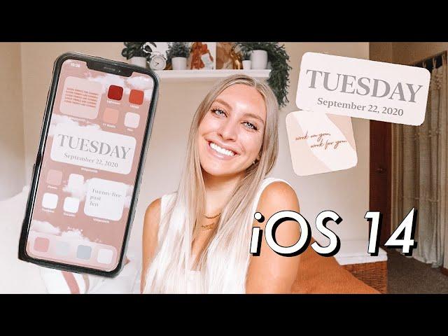 HOW TO CUSTOMIZE YOUR iOS 14 IPHONE *tips + tricks* | SIMPLE TUTORIAL