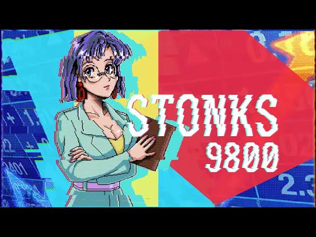 STONKS-9800: Stock Market Simulator in Japan 90s! (Steam Trailer)