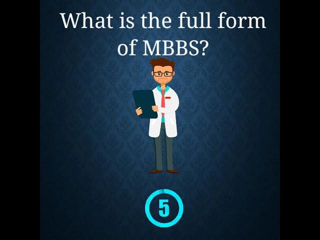 What is the full form of MBBS?