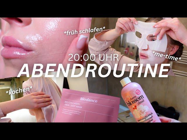 20:00 UHR ABENDROUTINE  | kochen, me-time & früh ins Bett 