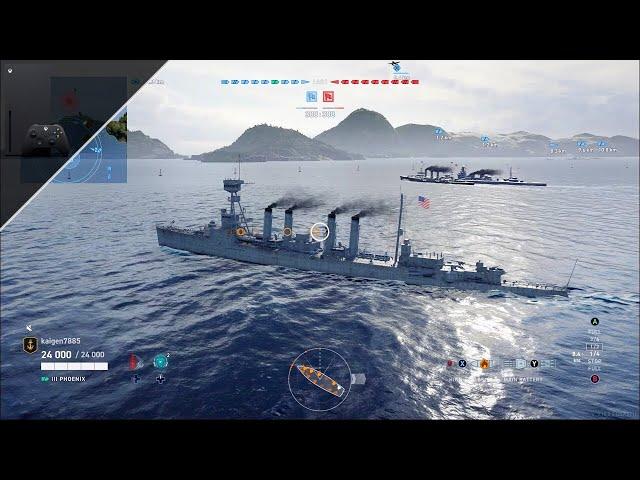 World of Warships Legends Xbox Series X Gameplay [4k 60fps]