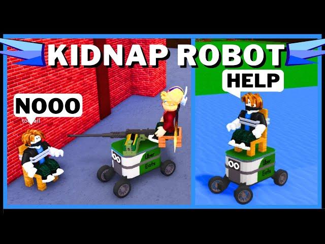 CRAZY KIDNAP ROBOT! (No Escape) In Build A Boat For Treasure ROBLOX