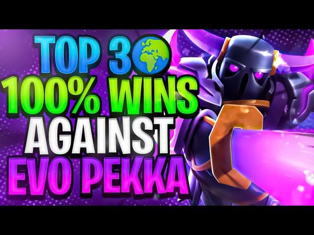 IM TOP 3 IN THE WORLD | 100% WINRATE AGAINST EVO PEKKA