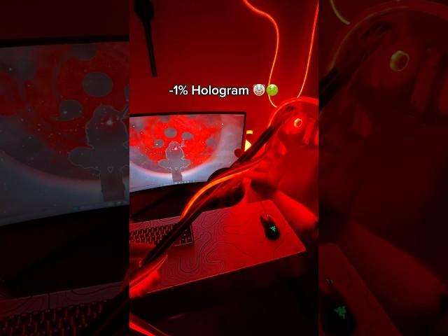 World’s FIRST customizable hologram ANY video/picture you want  #led #hologram #ledlights #shorts