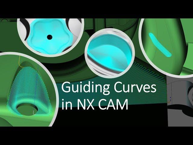 Surface finishing with Guiding Curves in NX CAM