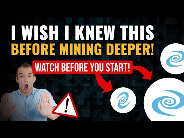 I wish I knew the before mining Deeper! Why isn't credit increasing?