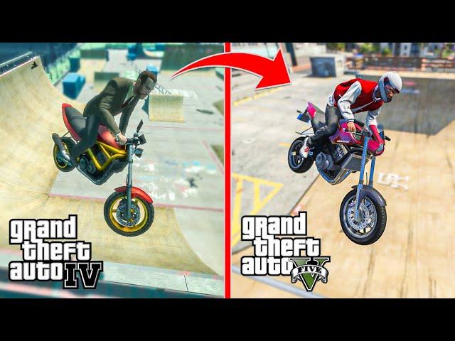 I Tried GTA 4 VS GTA 5 Stunts