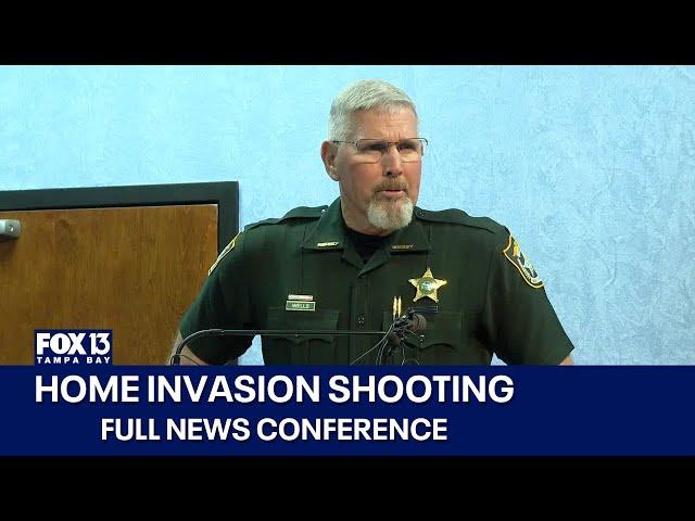 Full news conference: Deadly home invasion shooting in Manatee County