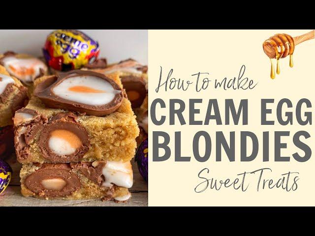 How to make Cream Egg Blondies! Recipe #Shorts