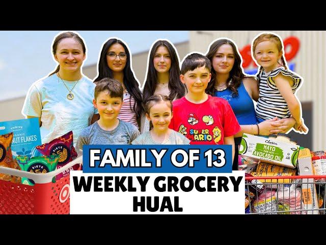 MASSIVE $2000 Weekly Grocery Haul for Our FAMILY OF 13!