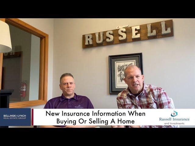 New Insurance Information When Buying Or Selling A Home