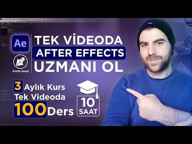 AFTER EFFECTS DERSLERİ ( Tek Videoda Sıfırdan İleri Seviye Her şeyi Öğren )