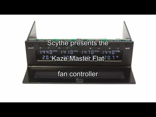 Scythe Kaze Master Flat (KM06-BK) presentation video