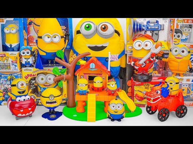 DESPICABLE ME 4 Toy Collection Unboxing ASMR  Minions Tree House  Playset  Mega Minions Jerry