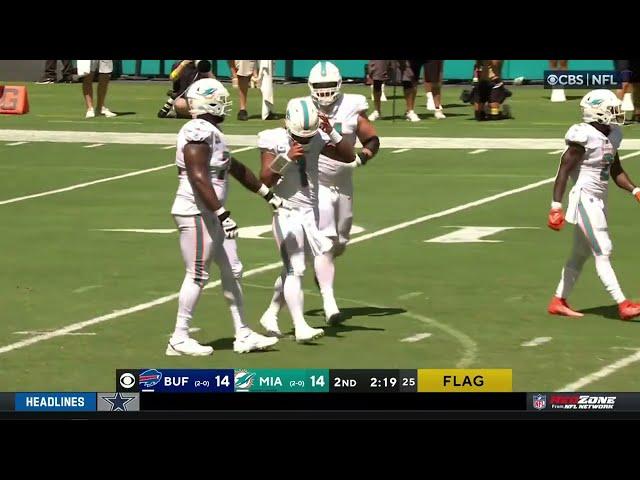 Tua Tagovailoa injury after hitting head vs. Bills