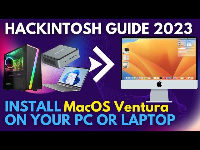 [OLD]Hackintosh Install MacOS Ventura on your Computer or Laptop  - The Easy Tutorial this 2023