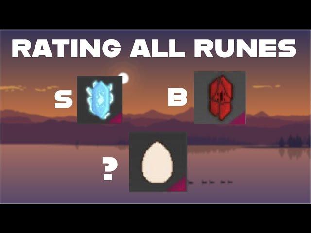 Rating All The Runes In RPG SIM