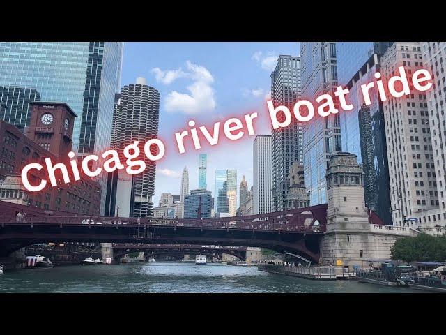 Chicago river boat ride 2024