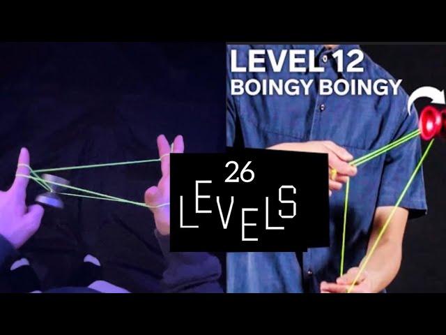 Attempting WIRED’s 26 levels of Yo-yo Complexity-(POV Video)