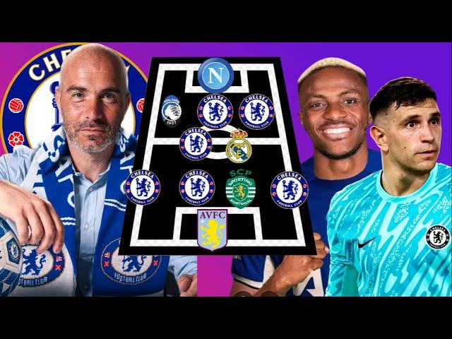 See CHELSEA January Dream Line-up | Transfer Targets With Osimhen & Martinez Under Enzo Maresca 2025