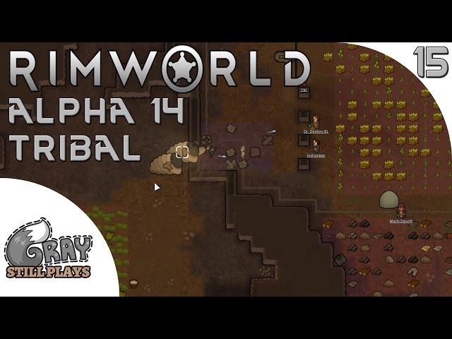 Rimworld Alpha 14 Tribal | Another Mechanoid Raid and Making Money With Art | Part 15 | Gameplay