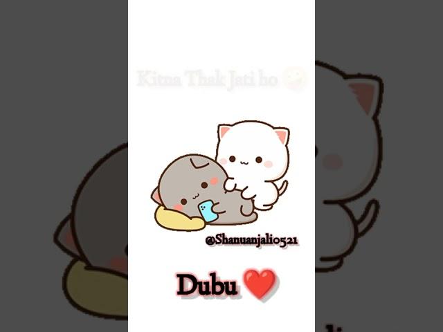 Bubu Dubu ka Pyar  WhatsApp status video #short@cutebubudubu