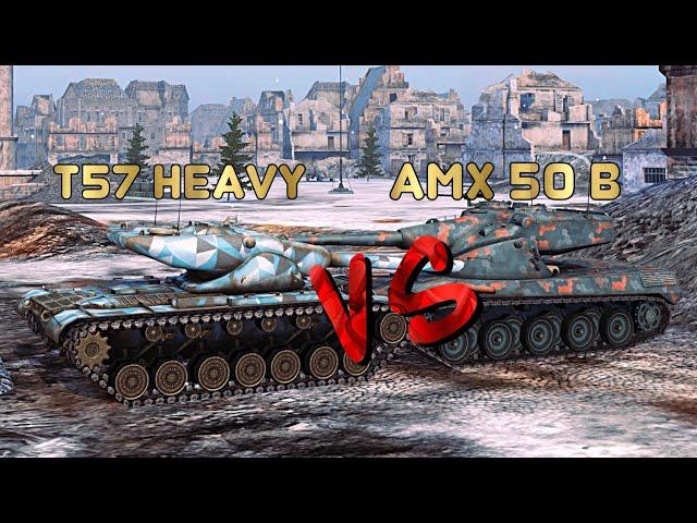 НА ЗАБИВ #3 | Какой барабан лучше | T57 Heavy или AMX 50 B | WoT Blitz | Zlobina Liza