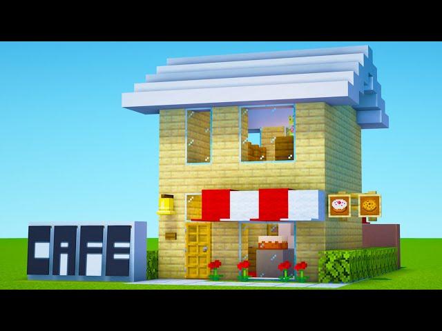 Minecraft Tutorial: How To Make a Cafe