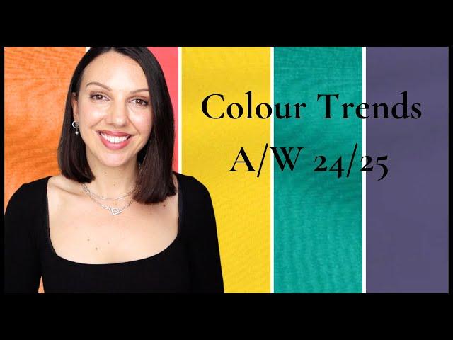 Autumn/Winter Colour Trends 24/25 - What To Look Out For In Your Colour Palette