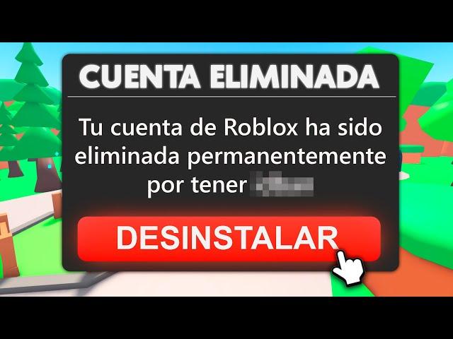 Ahora Están Eliminando Cuentas De Roblox Por Esto...