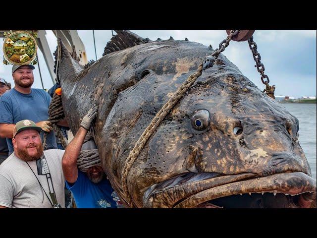 Giant Grouper farm and giant grouper harvesting and processing process | Processing Factory