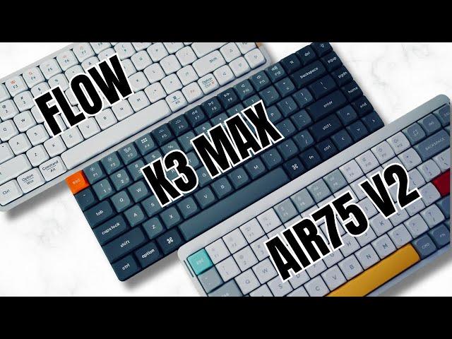 The best low-profile 75% mechanical keyboards? (REMATCH)