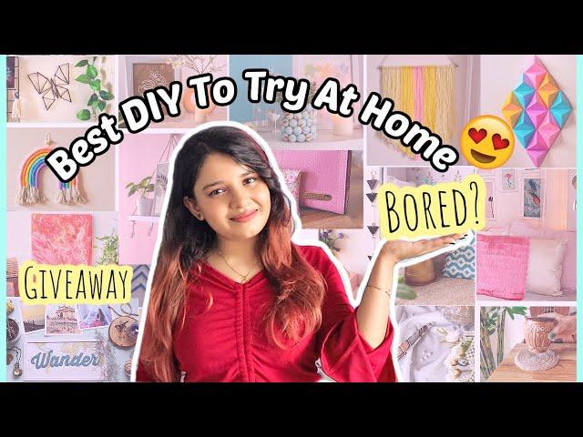 DIY Craft Things To Do When You're BORED  | My Favourite DIYs to Try at Home! GIVEAWAY