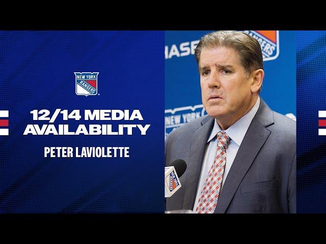 NYR vs LAK: Peter Laviolette Postgame Media Availability | December 14, 2024