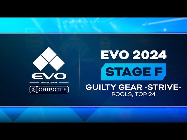 Evo 2024 Day 2: Stage F - GGST - Pools, Top 24