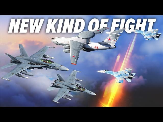 SU-27 Flanker Against The New US FOX-3 Missile | DCS World