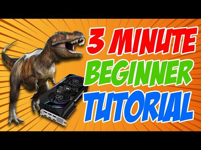 How To Setup T-Rex Miner Beginner Tutorial | GPU mining