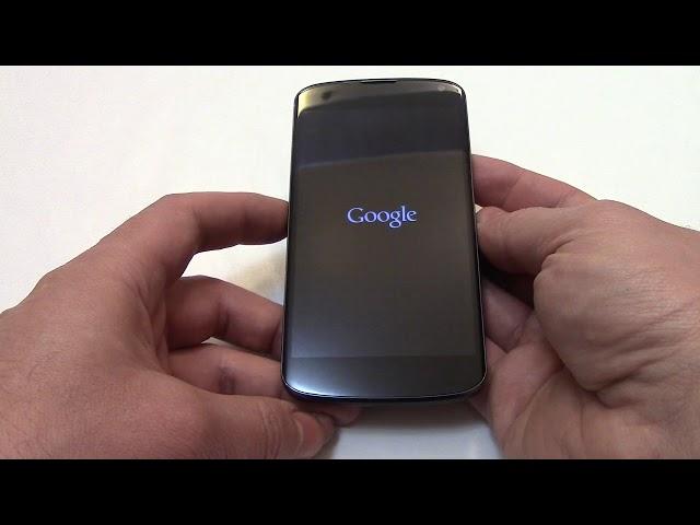 How To Hard Reset An LG Nexus 4 Smartphone