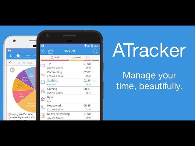 Short video presentation for ATracker - Daily Task and Time Tracking for Android