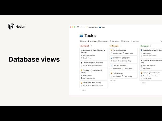 Database views