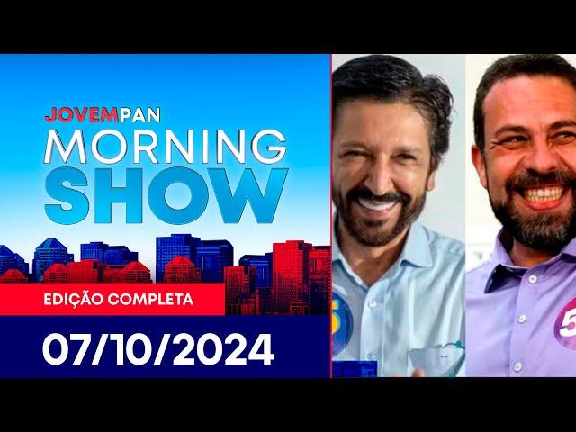 NUNES E BOULOS NO 2º TURNO EM SP | MORNING SHOW - 07/10/2024