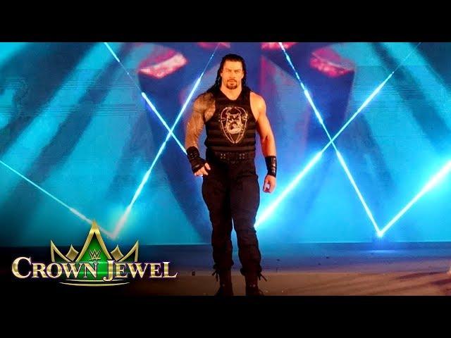 Roman Reigns’ entrance lights up the sky: WWE Crown Jewel 2019 (WWE Network Exclusive)