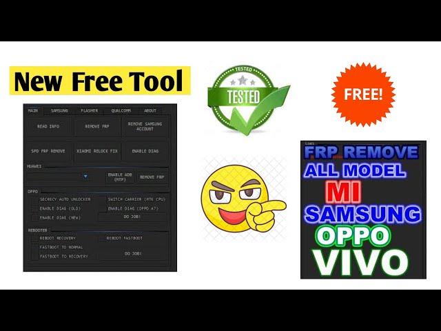 Oppo, Realme, Tecno, mi,Vivo  Free Tool | #frpbypass   #samsung_frp_bypass_2024_adb_enable_fail