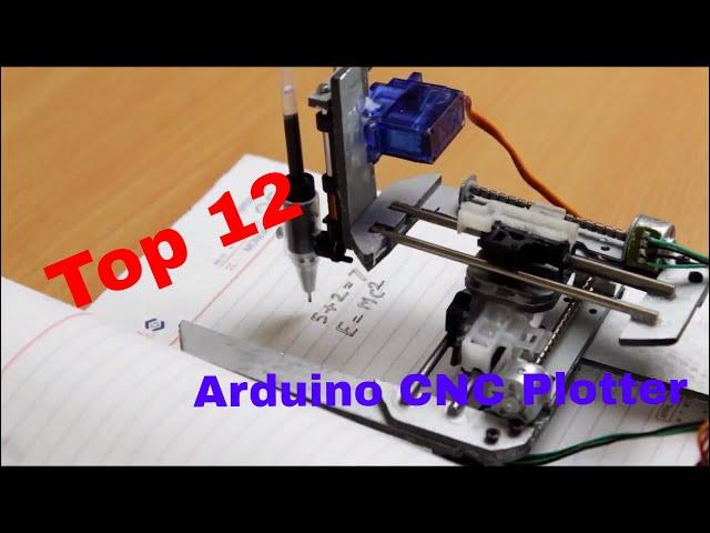 Top 12 selfmade Arduino CNC plotter 2017