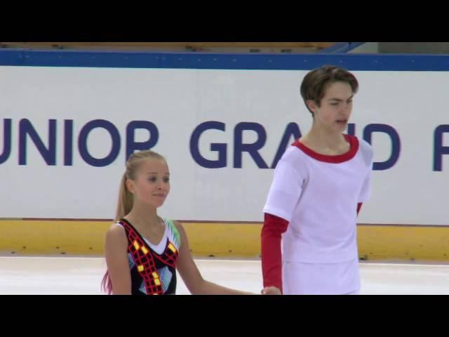 2016 ISU Junior Grand Prix - Dresden - Short Dance - Arina USHAKOVA / Maxim NEKRASOV RUS