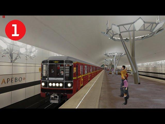 Сокольническая линия ММ в Trainz 12 (2 путь на "Красной Стреле")